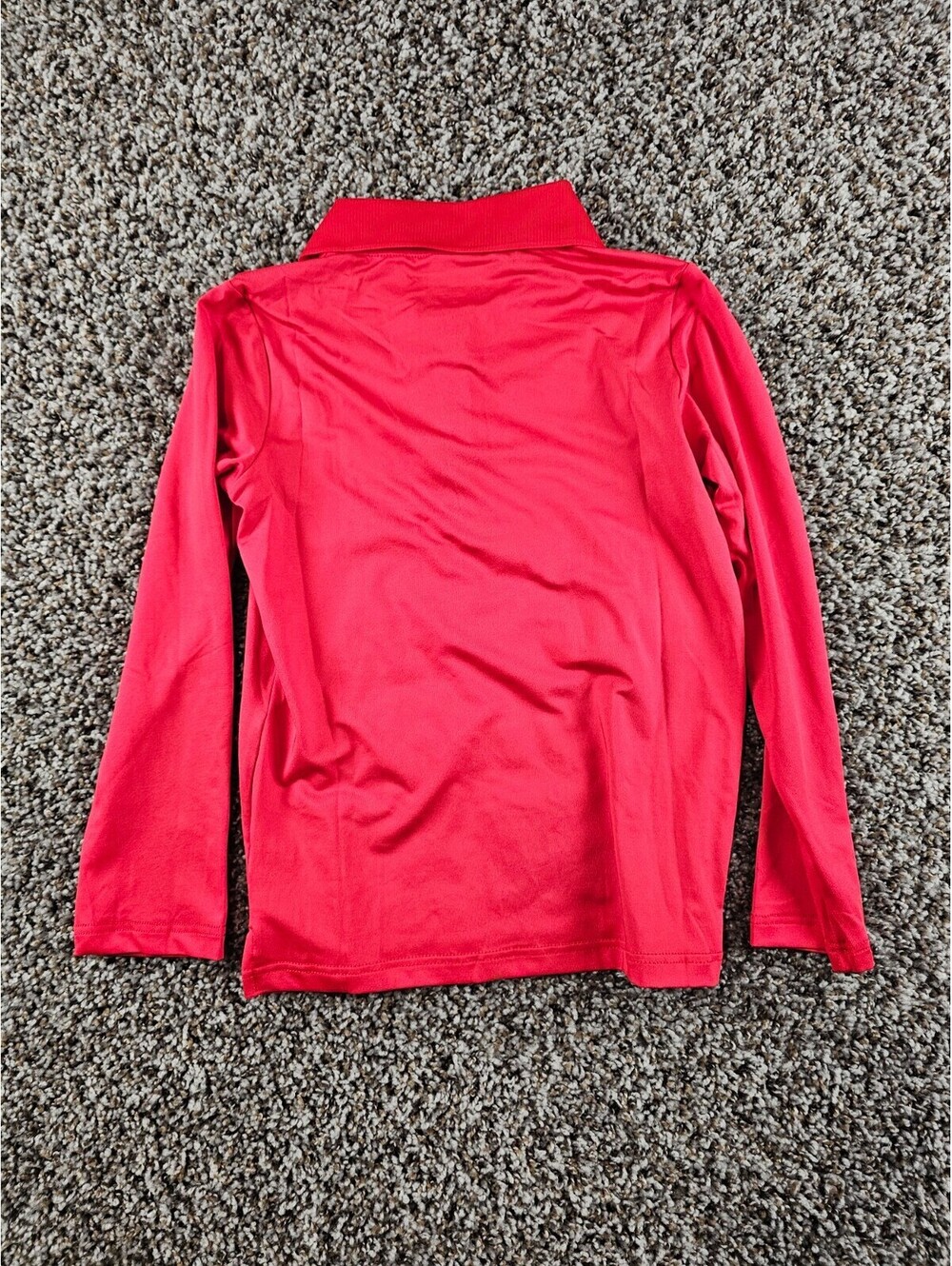 Liberty Pro Boys Sz XS Long Sleeve Polo Shirt Performance Red NEW - Picture 3 of 3